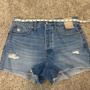 Madewell Relaxed Denim Shorts Curvy NWT